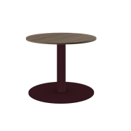 Burgundy Halo Side Table